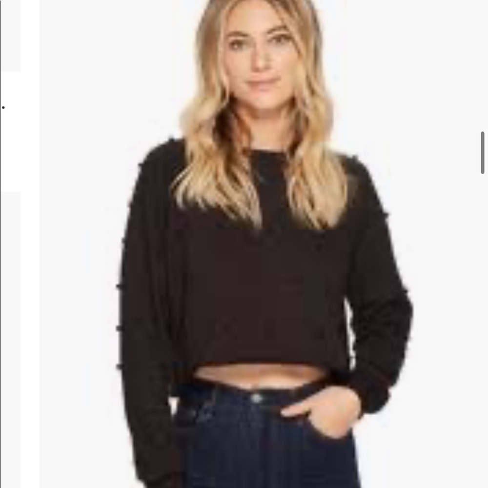 Nordstrom cropped sweatshirt